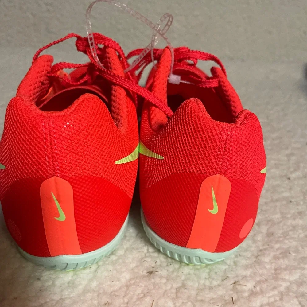 Nike Zoom Rival Multi Track Field Spikes Bright Crimson Volt FZ9664-600 Mens 9.5